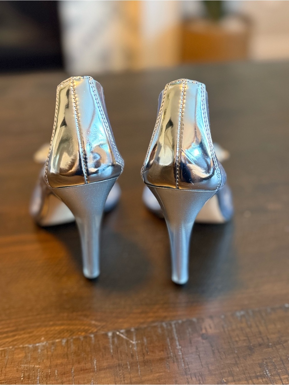 Clear Good American “Cinder F*cking Rella” Heels - Picture 4 of 5